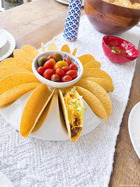 Taco Shell Platter | Mud Pie