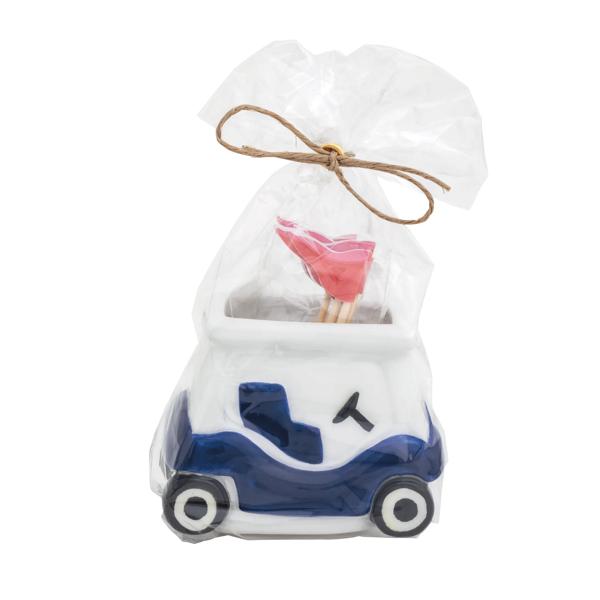 Golf Cart Toothpick Holder | Unique Hand-Painted Table Decor | Mud Pie