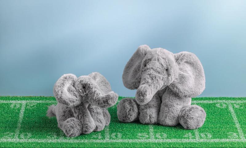 Bryant Elephant Plush Pal | Soft Fur Plush Toy | Mud Pie