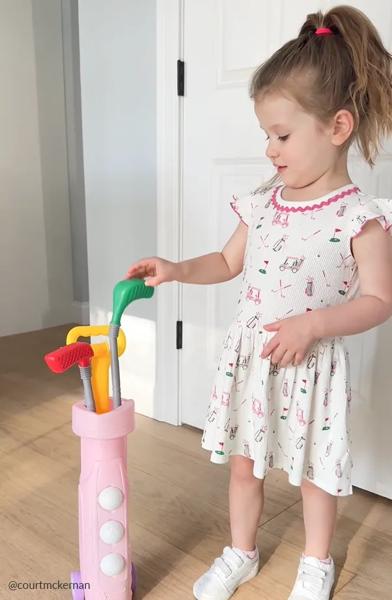 Pink Golf Play Set