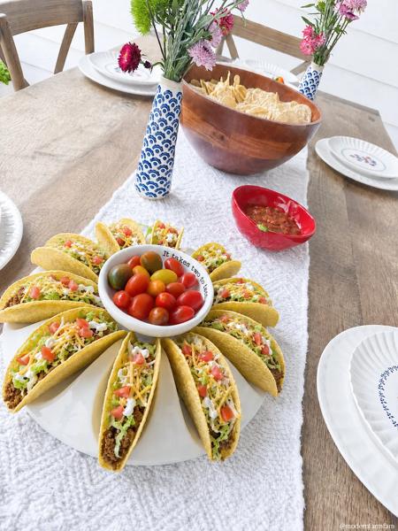 Taco Shell Platter | Mud Pie
