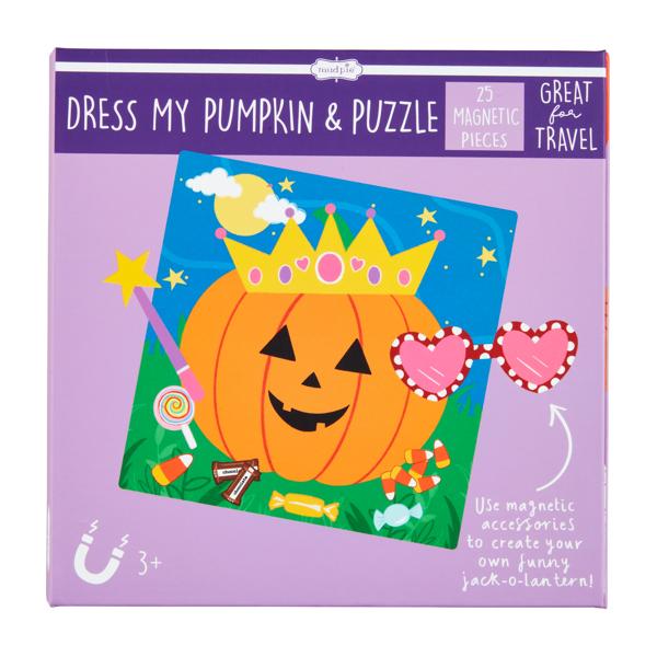 Purple Dress My Pumpkin Puzzle Set