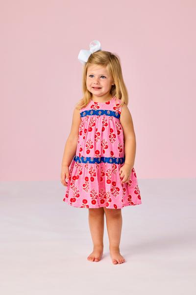 Mixed Block Print Toddler Dress