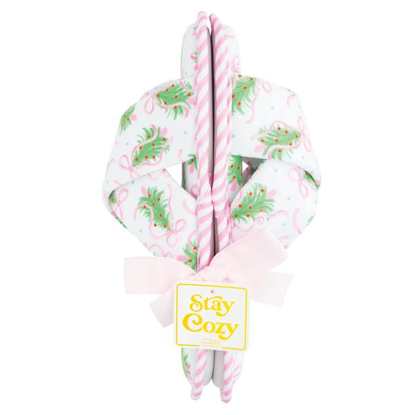 Pink Bow Tree Slippers