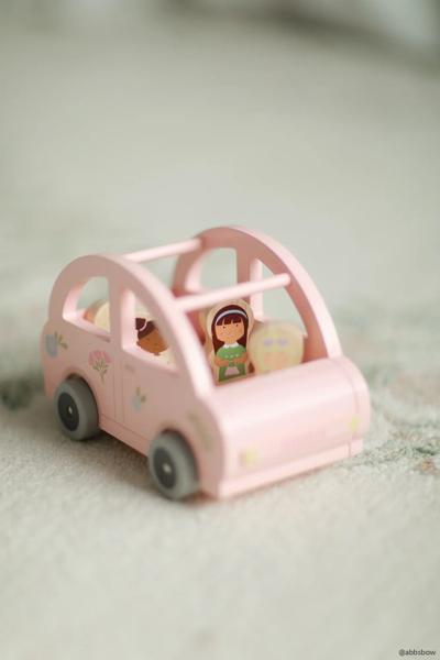 Pink Car Toy Set