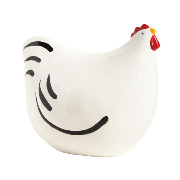 Small Stoneware Chicken | French Farmhouse Style | Mud Pie
