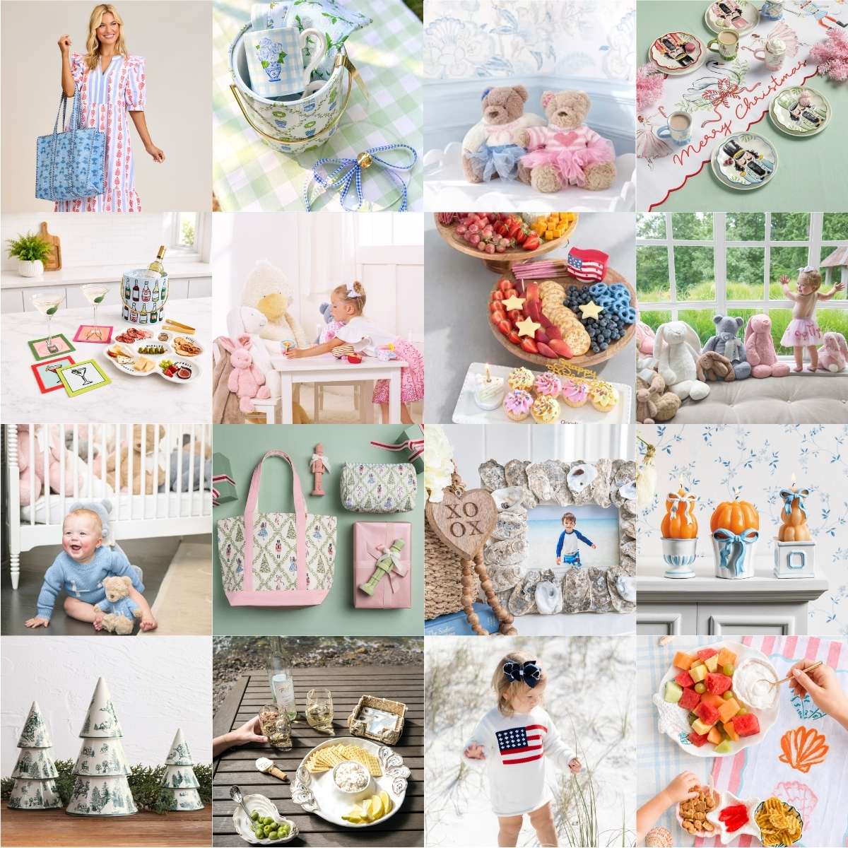 Mud Pie lifestyle collage