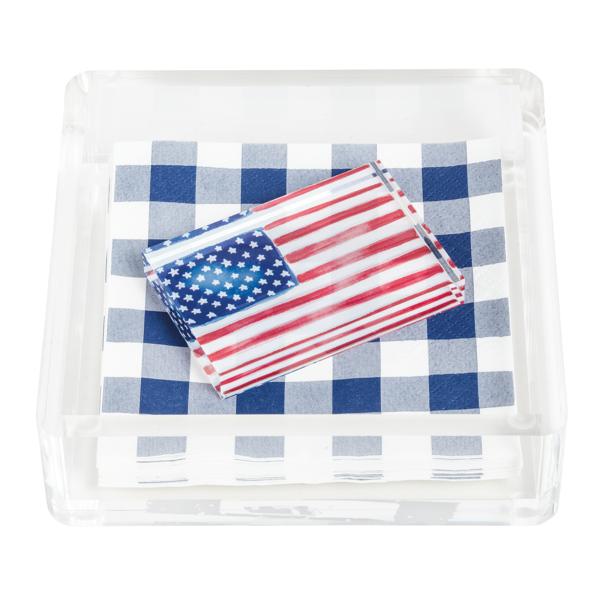 Mud Pie Flag Napkin Holder