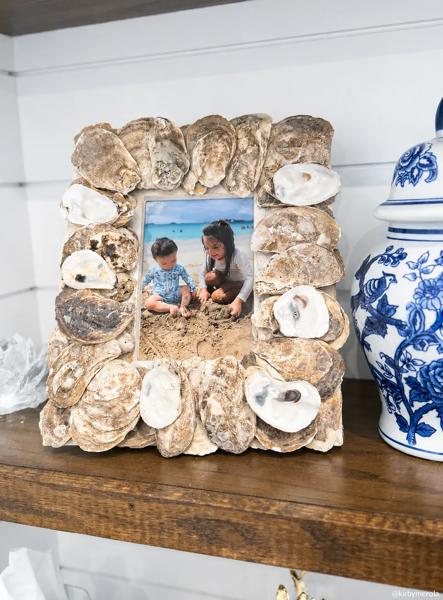 Oyster Shell Picture Frame | Mud Pie