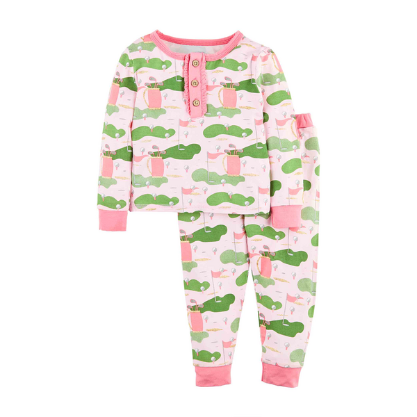 Pink Golf Toddler Pajamas