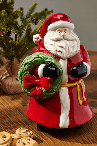 Santa Cookie Jar | Mud Pie