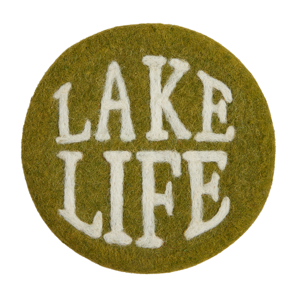 Lake Life Felt Wool Trivet