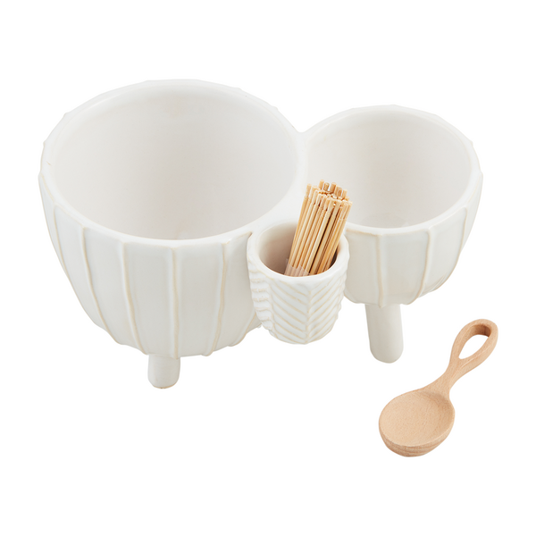 Footed Dip Toothpick Set
