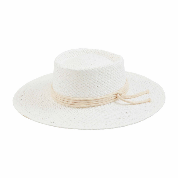 White Nautical Rope Hat