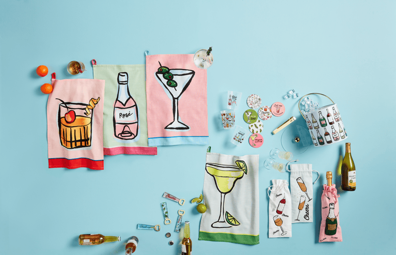 Mud Pie Margarita Trim Cocktail Towel