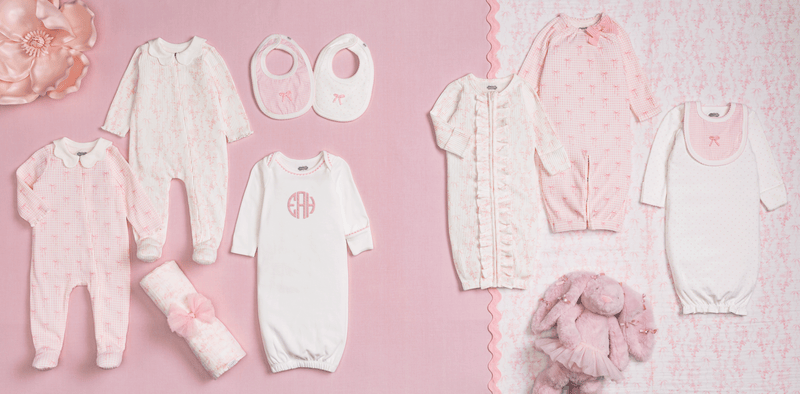 Pink Toile Swaddle & Headband Set | Elegant Baby Essentials  display picture 2