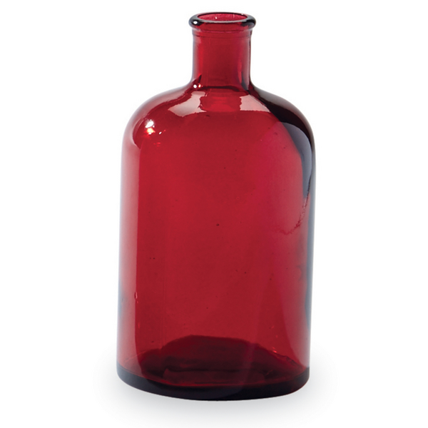 Small Red Bottleneck Vase