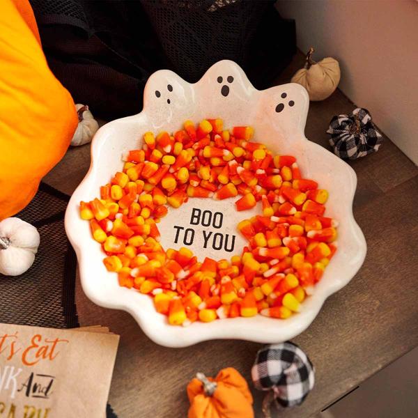 Ghost Candy Dish Mud Pie