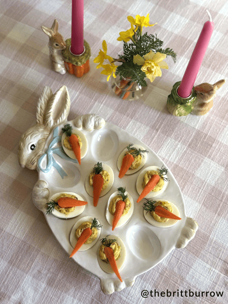 Mud Pie Bunny Deviled Egg Platter - Thumbnail 3