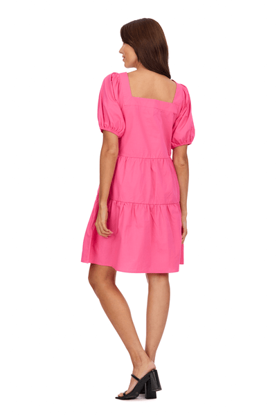 Della Sparkle Dress | Large Size Pink Women's Dress | Mud Pie