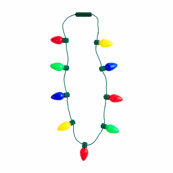Jumbo Christmas Light Necklace Led Light Bulb Necklace - Temu