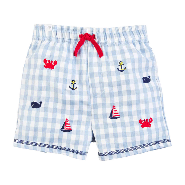 Boys' Nautical Swim Trunks | Mud Pie