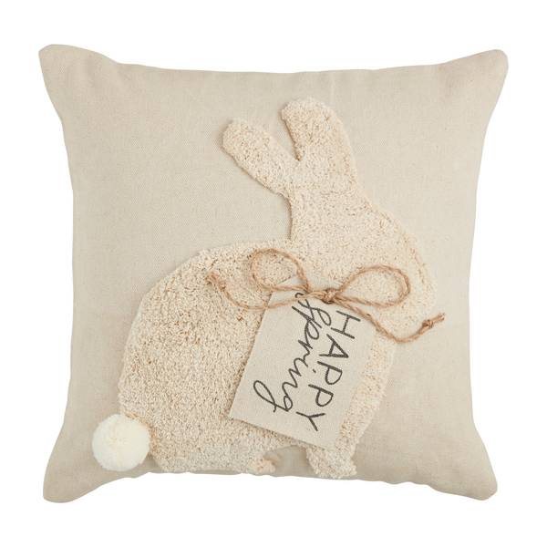 Square Tufting Bunny Pillow