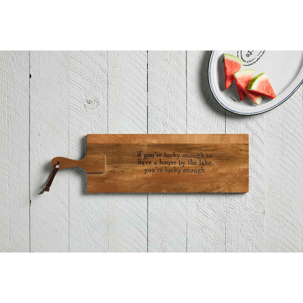Lake Paddle Serving Board