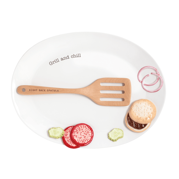 Grill And Chill Burger Platter Set