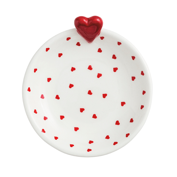 Red Heart Tidbit Dish