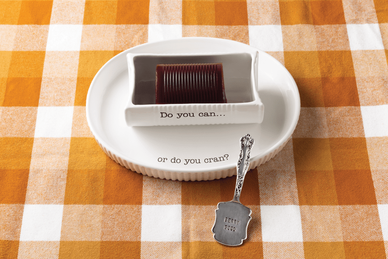 Double Cranberry Serving Dish Set | Festive Serveware | Mud Pie