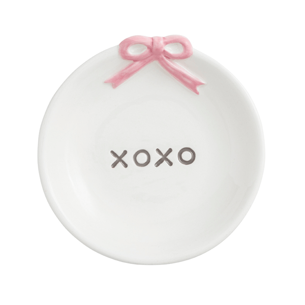 Pink Bow Tidbit Dish