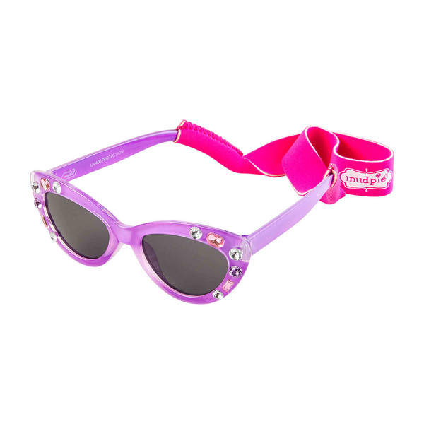 Toddler Purple Cat Eye Sunglass Set