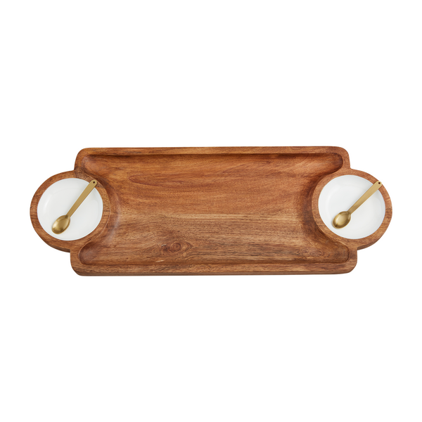 Board With  Enamel Dip Set