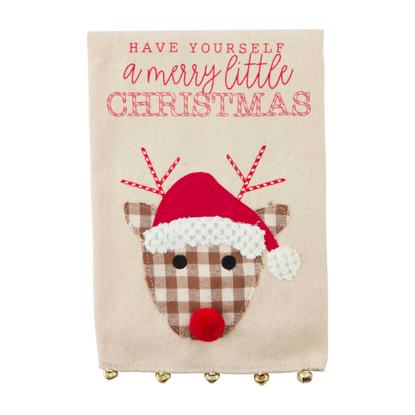 Applique Merry Reindeer Towel