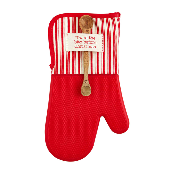 Red Oven Mitt - Whisk