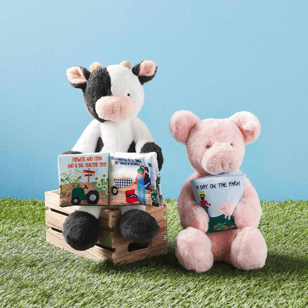 Pig Plush with Book | Mud Pie