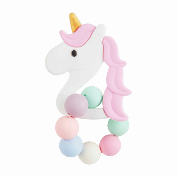 Unicorn Silicone Teether | Mud Pie