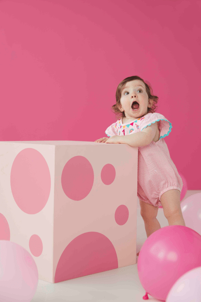 Smocked 1st Birthday Baby Romper | Mud Pie