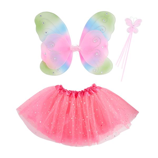 strapless open back dress Hot Pink Faraway Fairy Dress – The Fairy Shop main image 0