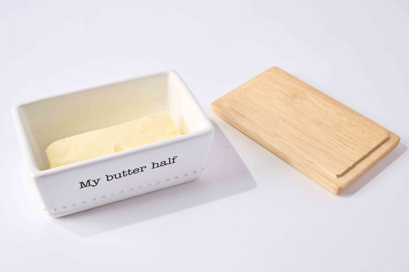 Mud Pie My Butter Half Butter Dish - Thumbnail 2