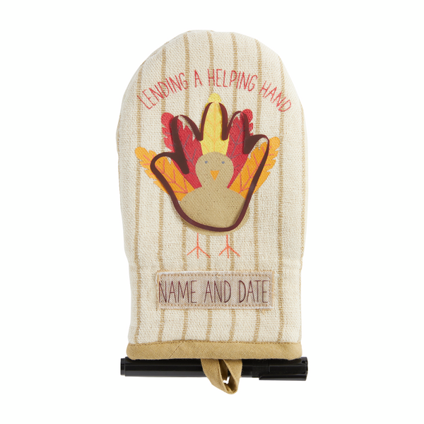 Helping Hands Oven Mitts - Green Kid Crafts