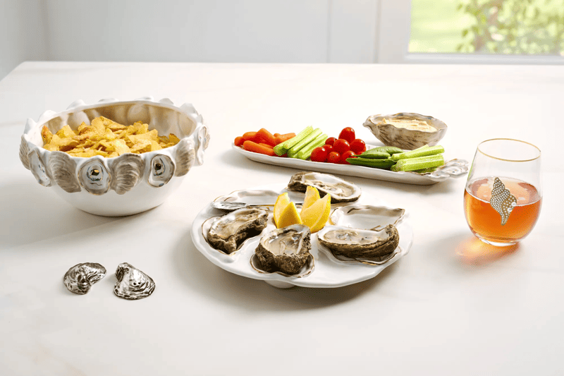 Mud Pie Oyster Tray and Dip - Thumbnail 3