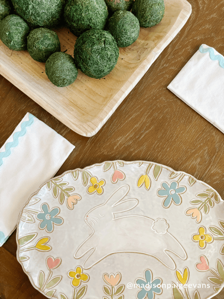 Mud Pie Bunny Platter - Thumbnail 3