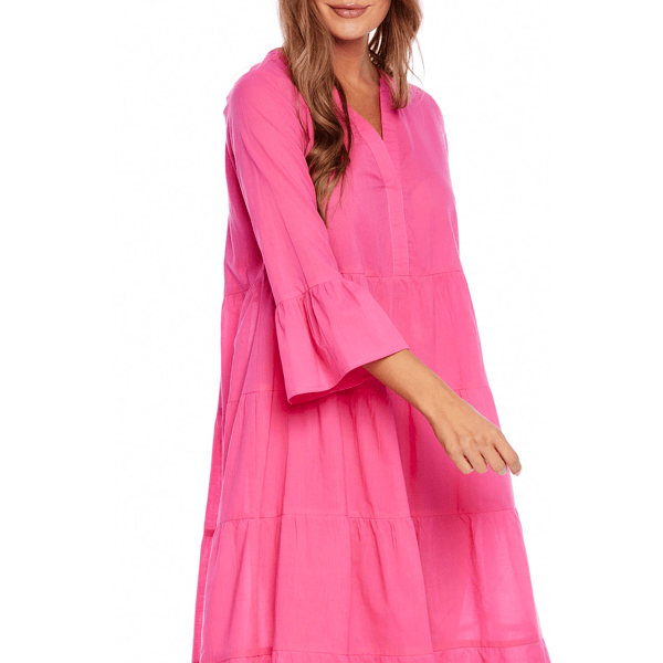 Portland Tiered Midi Dress Mud Pie 