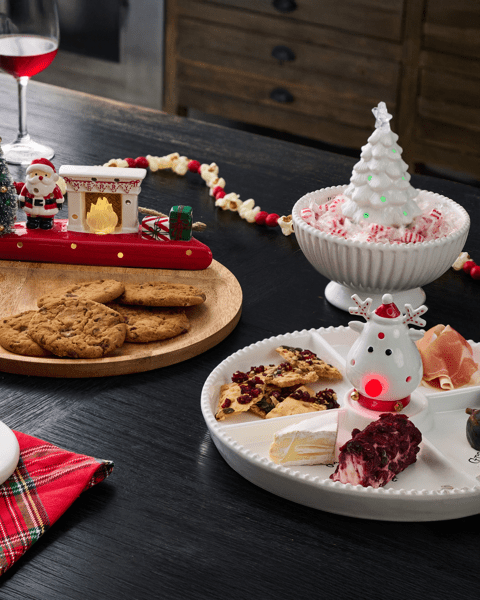 Large LED Santa Sitter with Music & Light | Mud Pie