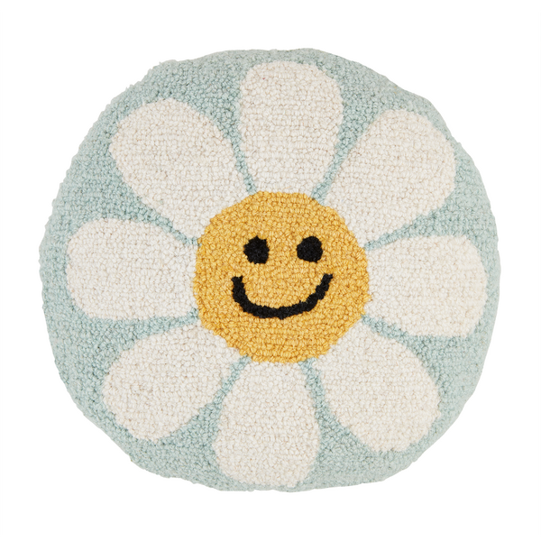 Flower Hook Wool Pillow