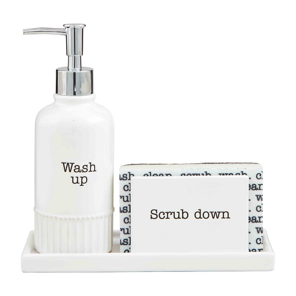 Soap and Sponge Holder Set