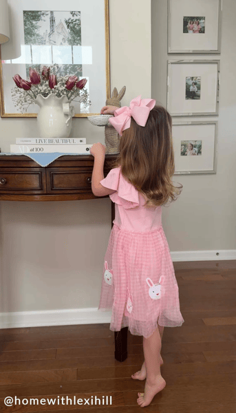 sequin easter dress DLH2854 Sequin bunny embroidery multi color tulle easter girls dress  Lulu  Clothes