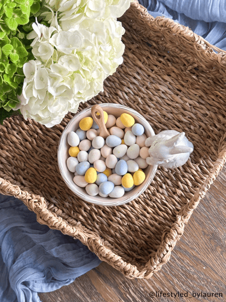 Mud Pie Nested Scallop Woven Trays - Thumbnail 3
